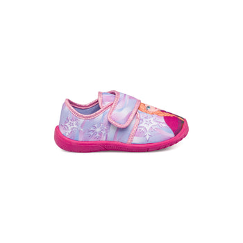 Pantofole lilla da bambina con dettagli glitterati e stampa Frozen, Scarpe Bambini, SKU p431000102, Immagine 0